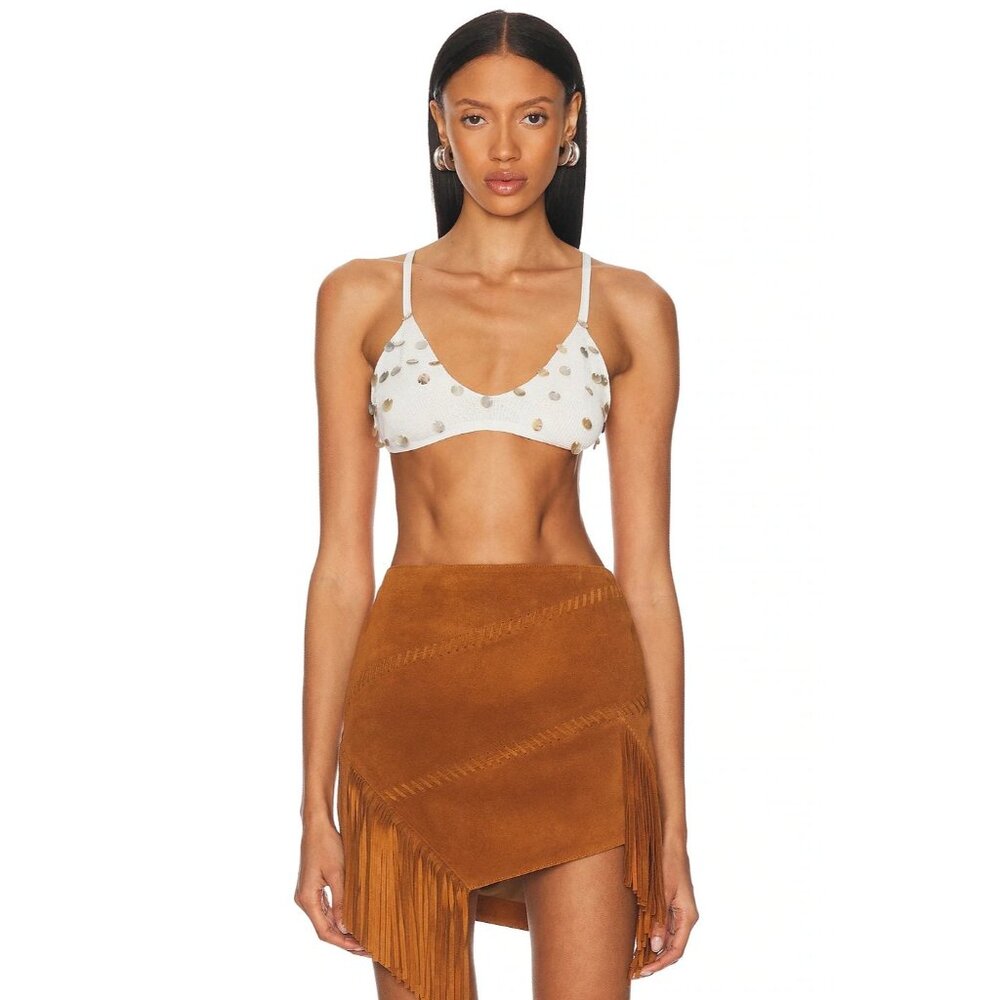 SIEDRES Agnet Bra Top in White